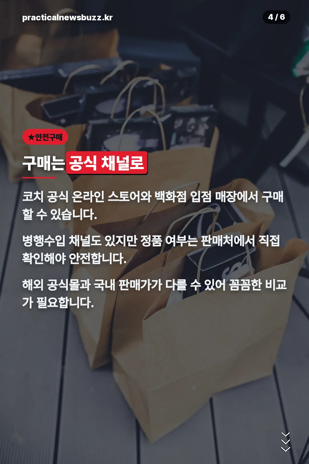 공식 채널 구매 안내