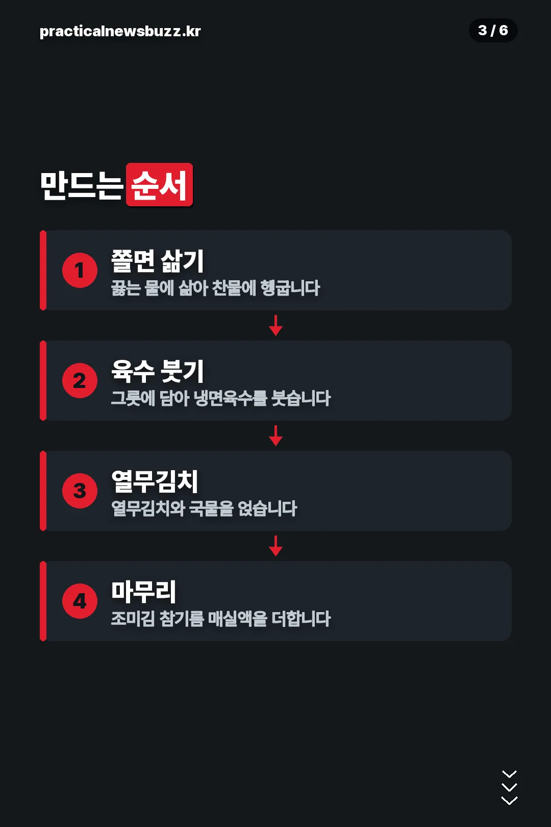 만드는 순서