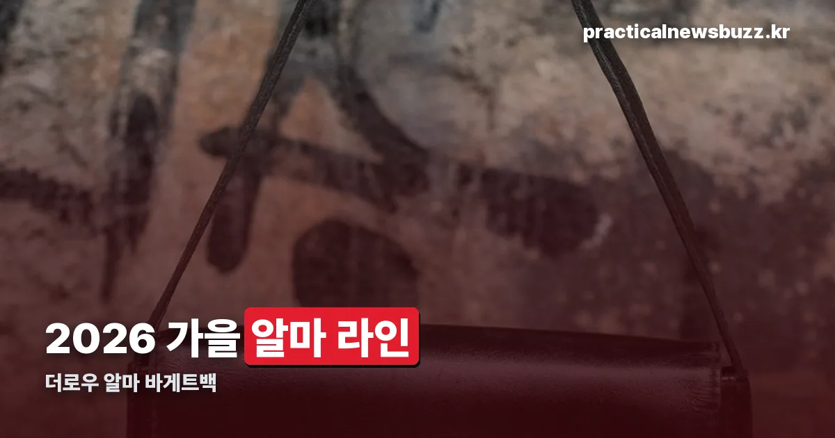 더로우 알마 바게트백 정리 썸네일