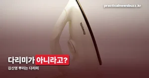 김신영 뿌리는 다리미 — 정체는 주름제거 미스트입니다